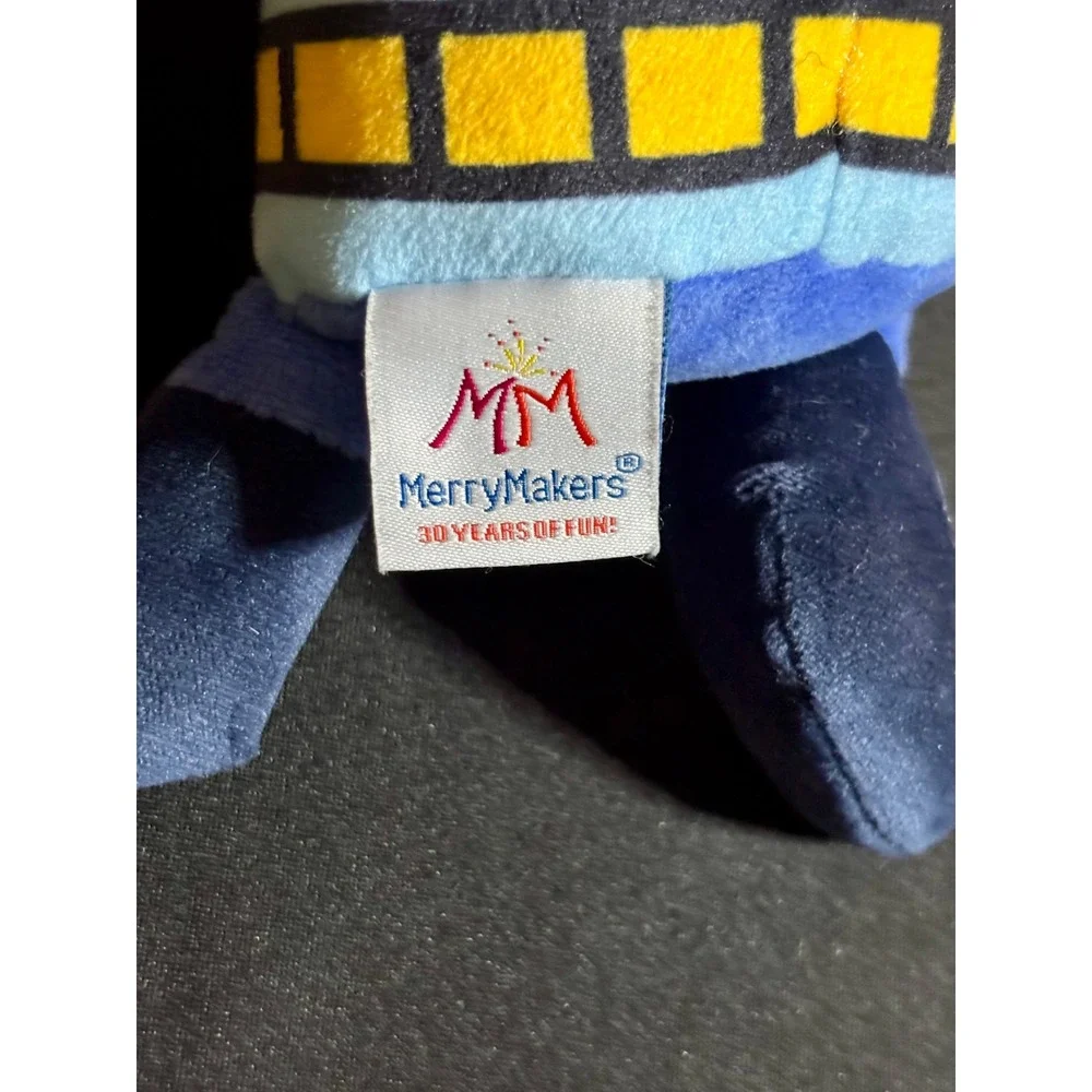 MerryMakers Dog Man Bark Knight Plush Doll Dav Pilkey Superhero 9.5 Inch Blue